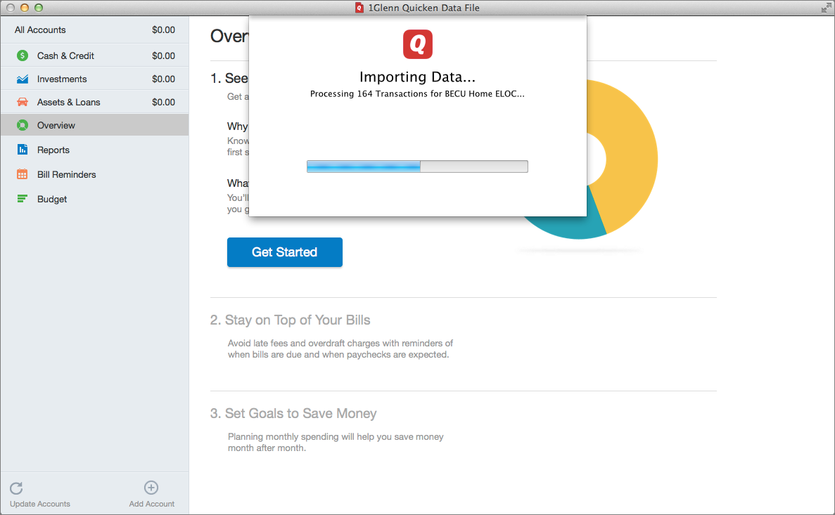 all files blank for quicken for mac 2015